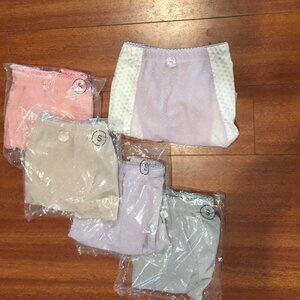 NIP - 5 Pair Rhonda Shear Lace-trimmed Panty Set - Small